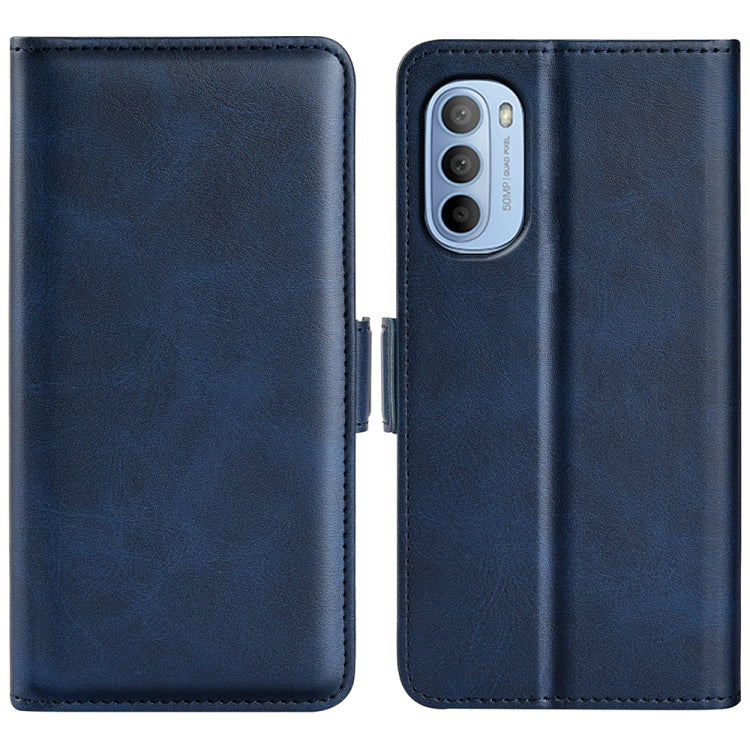 For Motorola Moto G31 4G Dual-side Magnetic Buckle Leather Phone Case