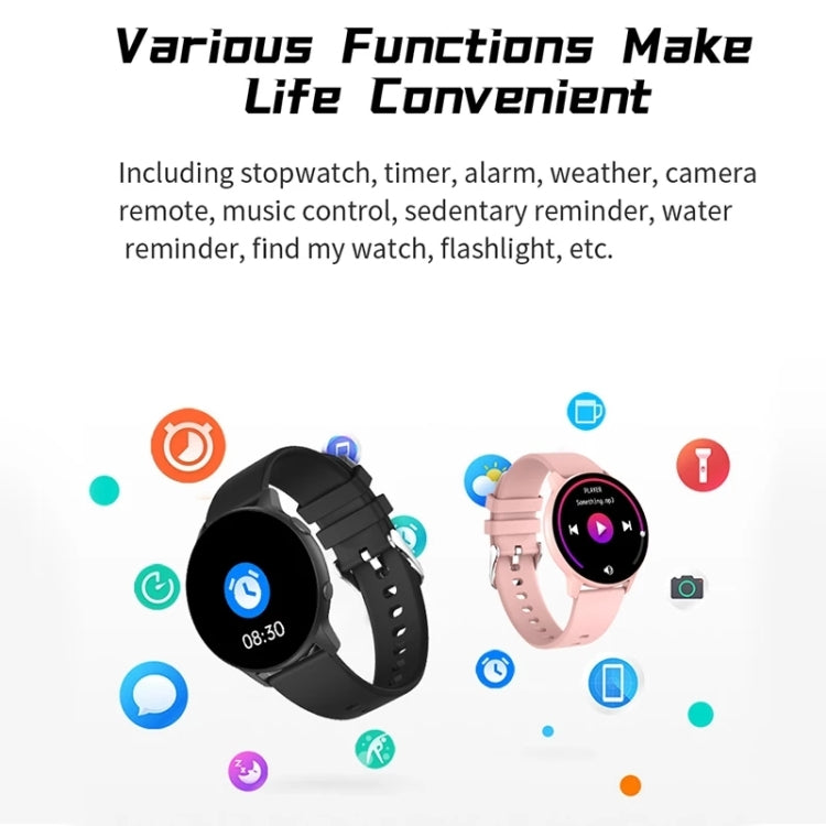 MX1 1.28 inch IP68 Waterproof Color Screen Smart Watch,