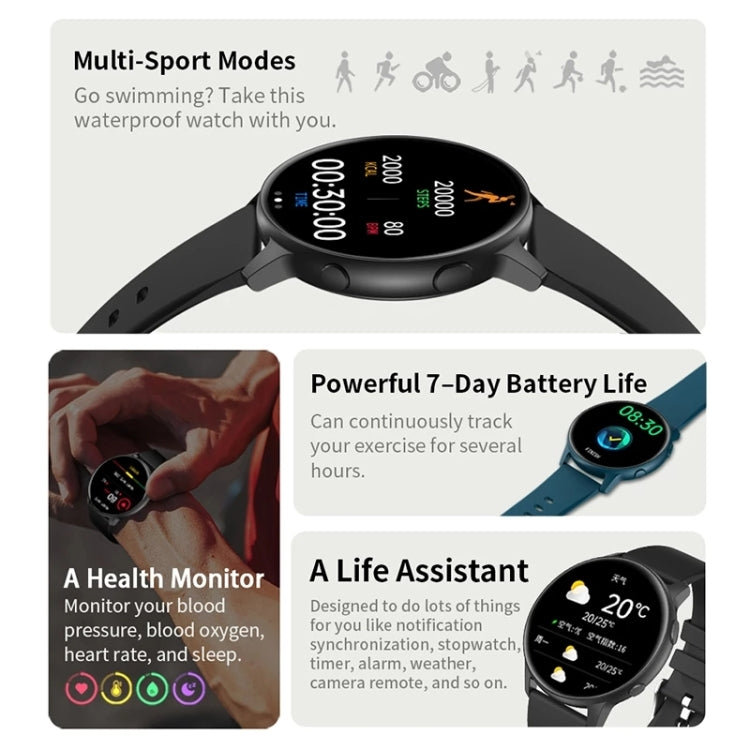 MX1 1.28 inch IP68 Waterproof Color Screen Smart Watch,
