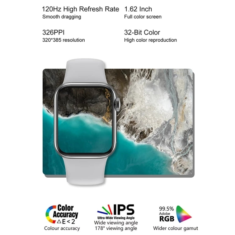 I7 mini 1.62 inch IP67 Waterproof Color Screen Smart Watch