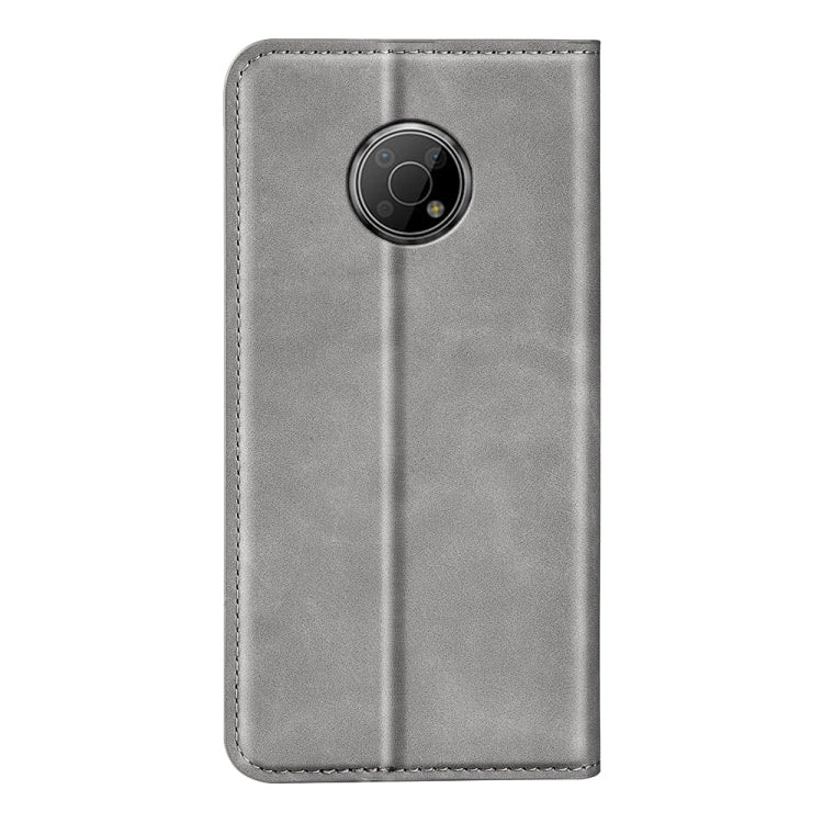 For  Nokia G300 Retro-skin Magnetic Suction Leather Phone Case