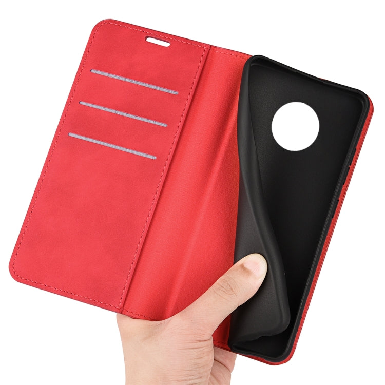 For  Nokia G300 Retro-skin Magnetic Suction Leather Phone Case