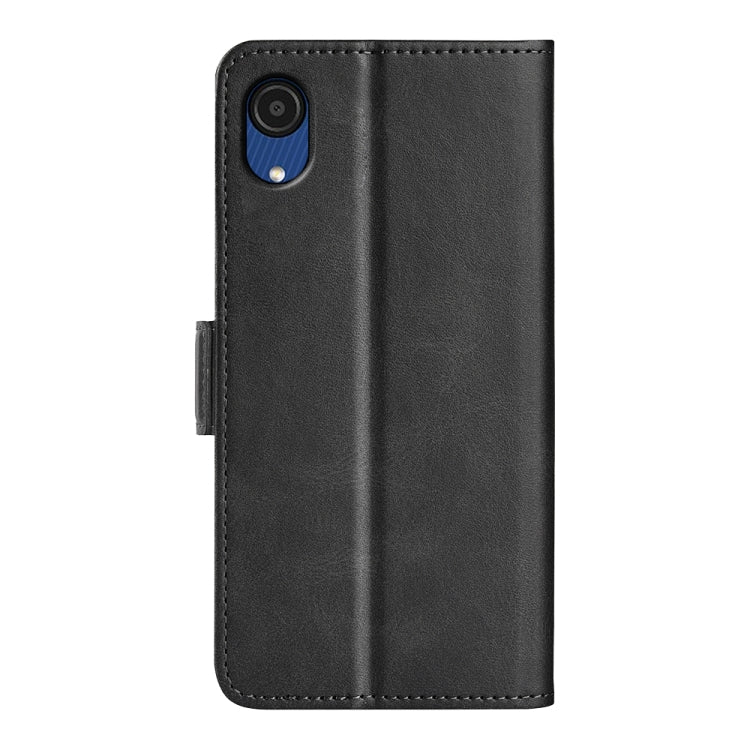 For Samsung Galaxy A03 Core Dual-side Magnetic Buckle Leather Case