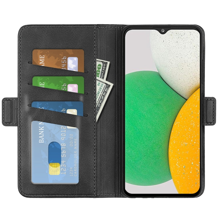 For Samsung Galaxy A03 Core Dual-side Magnetic Buckle Leather Case