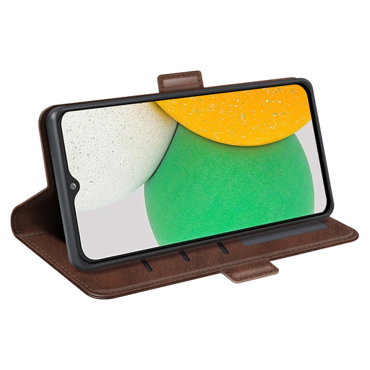 For Samsung Galaxy A03 Core Dual-side Magnetic Buckle Leather Case