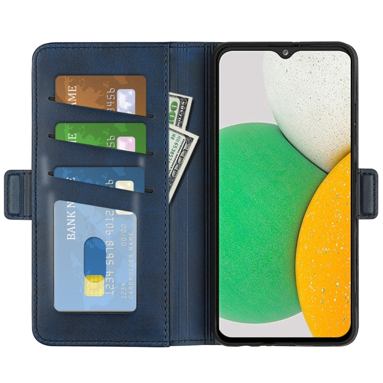 For Samsung Galaxy A03 Core Dual-side Magnetic Buckle Leather Case