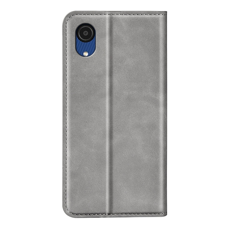 For Samsung Galaxy A03 Core Retro-skin Magnetic Leather Case