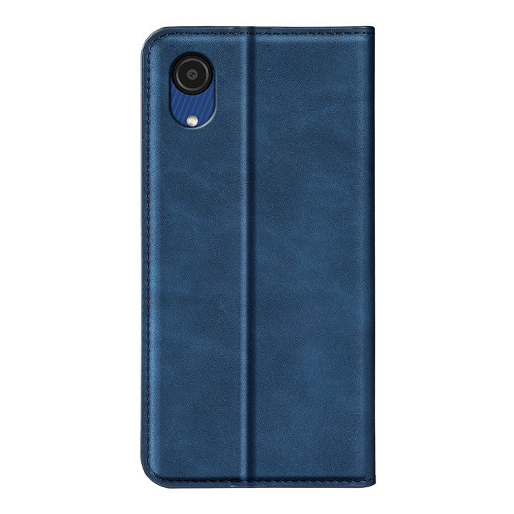 For Samsung Galaxy A03 Core Retro-skin Magnetic Leather Case