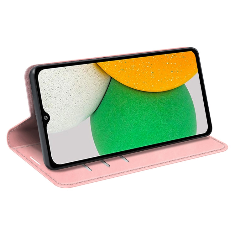 For Samsung Galaxy A03 Core Retro-skin Magnetic Leather Case