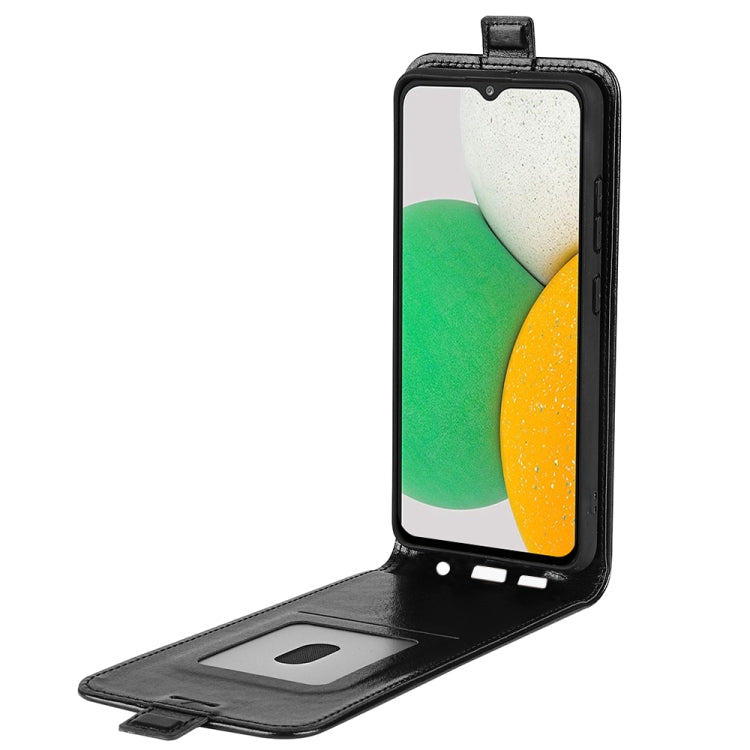 For Samsung Galaxy A03 Core R64 Texture Vertical Flip Leather Case