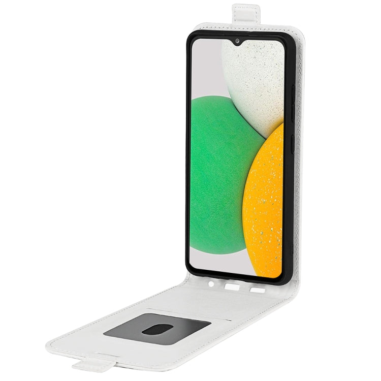 For Samsung Galaxy A03 Core R64 Texture Vertical Flip Leather Case