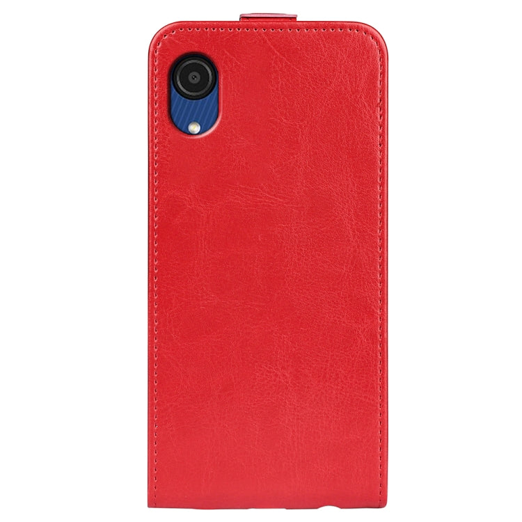 For Samsung Galaxy A03 Core R64 Texture Vertical Flip Leather Case