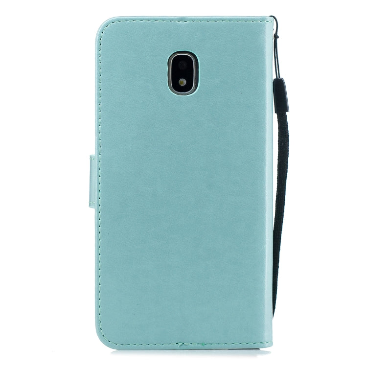 Diamond Encrusted Butterflies Love Flowers Pattern Horizontal Flip Leather Case for Galaxy J330 / J3 Pro , with Holder & Card Slots & Wallet & Lanyard