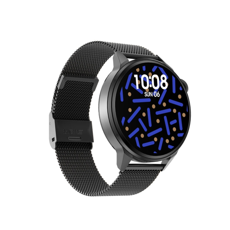DT4 1.36 inch Steel Watchband Color Screen Smart Watch