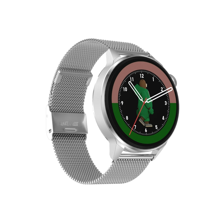 DT4 1.36 inch Steel Watchband Color Screen Smart Watch