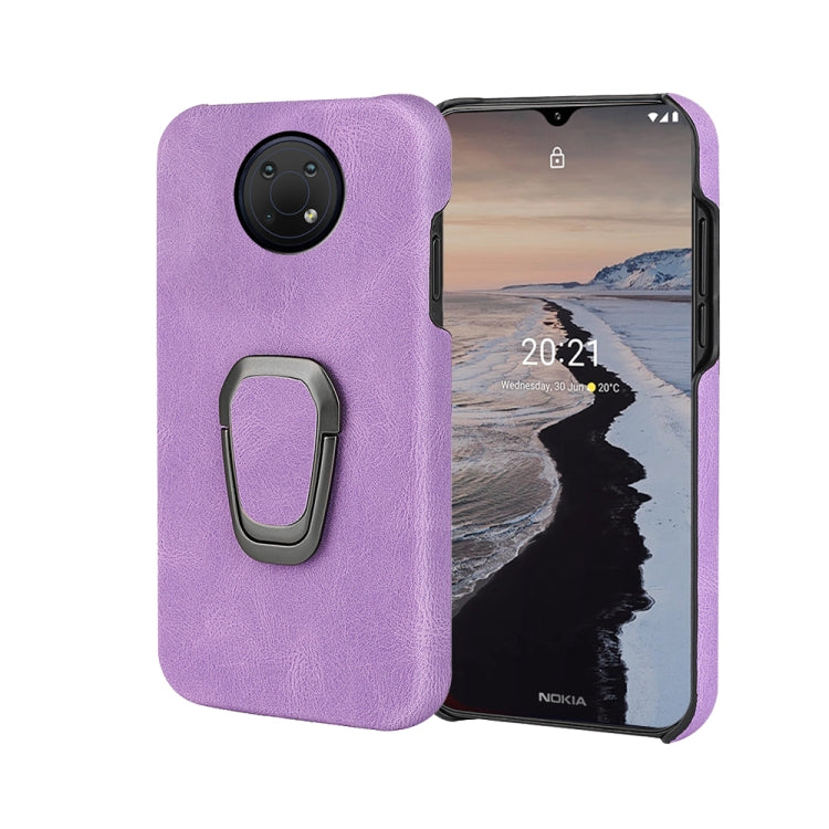 For Nokia G10 Ring Holder PU Phone Case