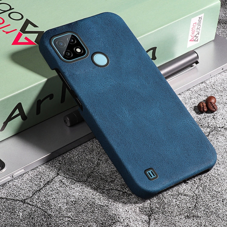 Ring Holder PU Phone Case For OPPO Realme C21