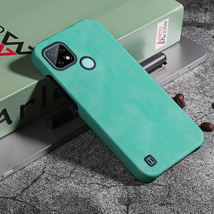 Ring Holder PU Phone Case For OPPO Realme C21