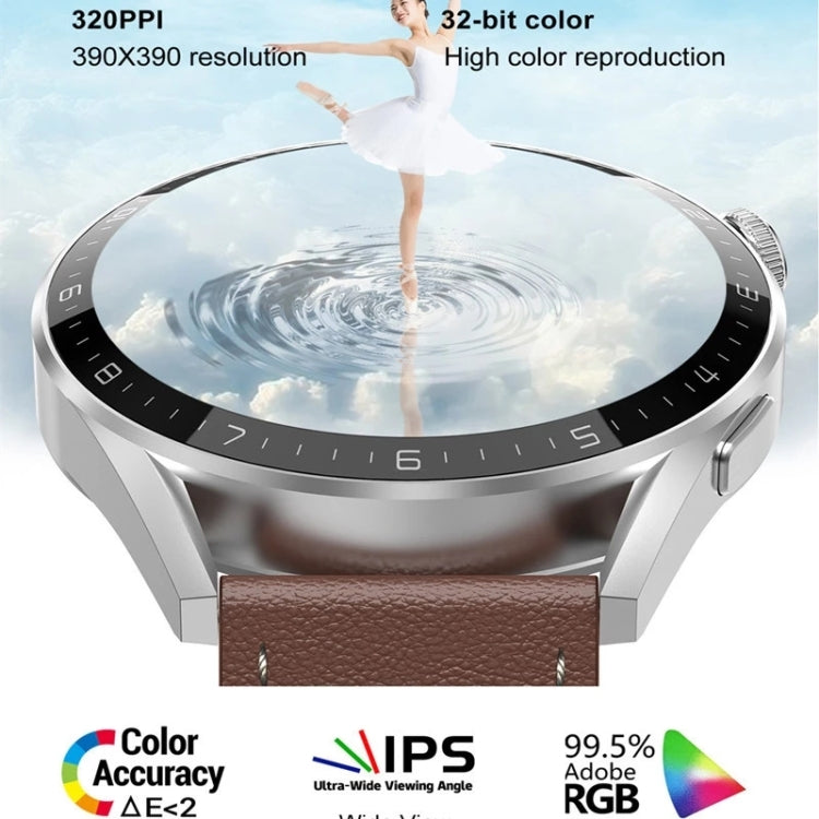 DT3 Mini 1.19 inch Leather Watchband Color Screen Smart Watch