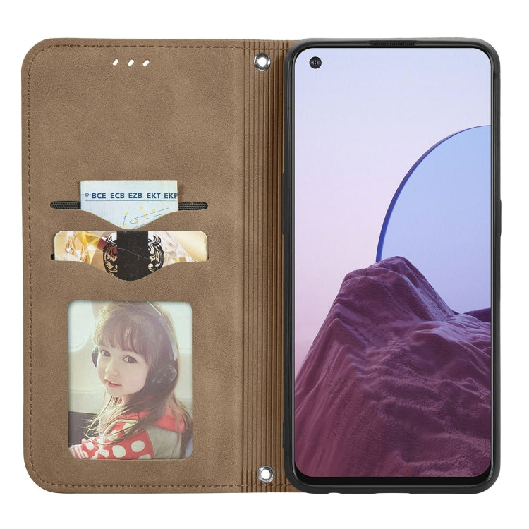 For OnePlus Nord N20 5G Retro Skin Feel Magnetic Leather Case