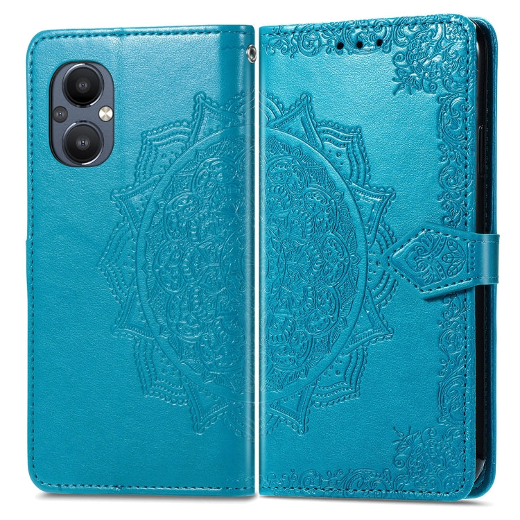 For OnePlus Nord N20 5G Mandala Flower Embossed Leather Case