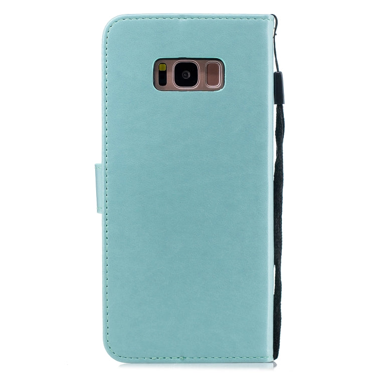 Diamond Encrusted Butterflies Love Flowers Pattern Horizontal Flip Leather Case for Galaxy S8 + / G955 , with Holder & Card Slots & Wallet & Lanyard