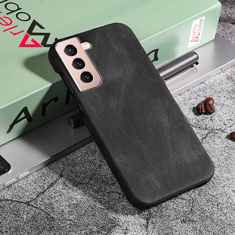 Ring Holder PU Phone Case for Samsung Galaxy S21 5G