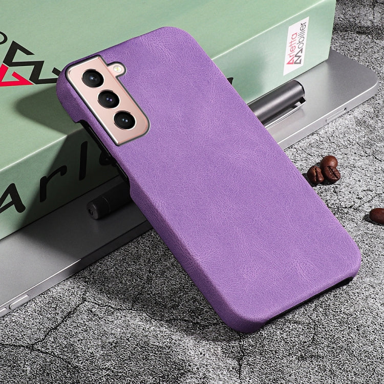 Ring Holder PU Phone Case for Samsung Galaxy S21 5G