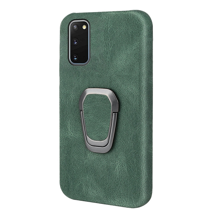 Ring Holder PU Phone Case For Samsung Galaxy S20