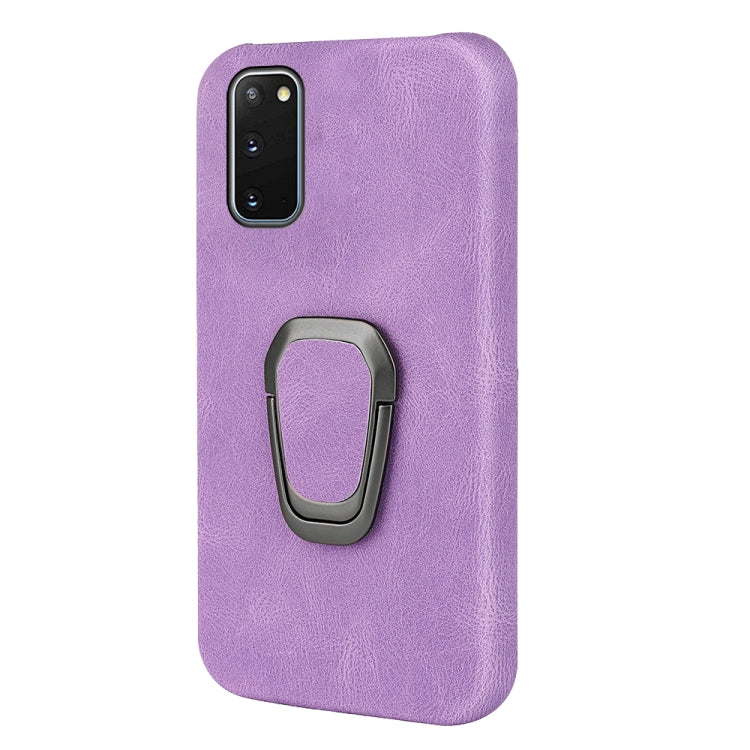 Ring Holder PU Phone Case For Samsung Galaxy S20