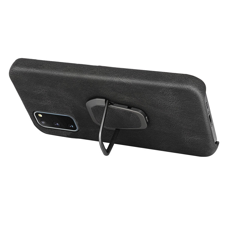 Ring Holder PU Phone Case For Samsung Galaxy S20