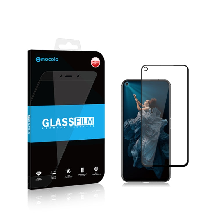 mocolo 0.33mm 9H 2.5D Full Glue Tempered Glass Film for Huawei Honor 20 pro