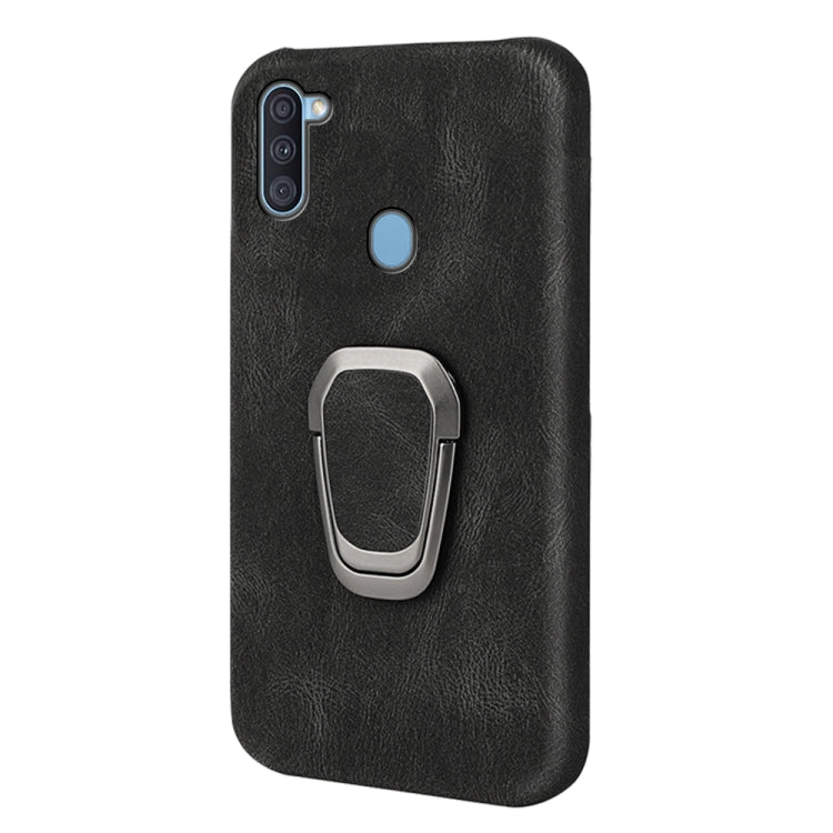 Ring Holder PU Phone Case For Samsung Galaxy A11 / M11