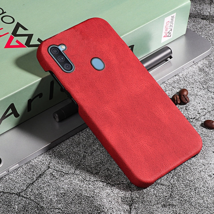 Ring Holder PU Phone Case For Samsung Galaxy A11 / M11