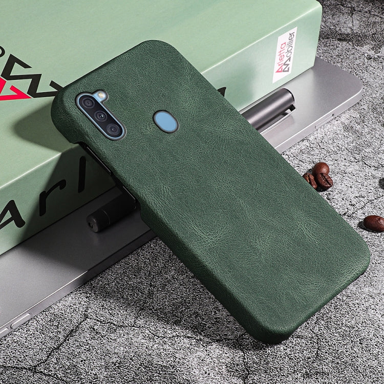 Ring Holder PU Phone Case For Samsung Galaxy A11 / M11