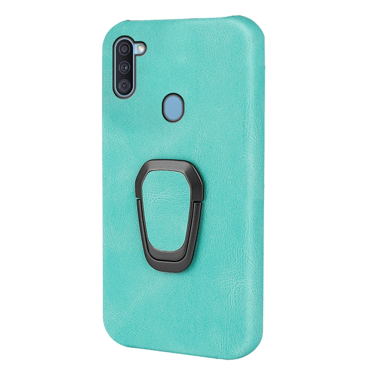 Ring Holder PU Phone Case For Samsung Galaxy A11 / M11