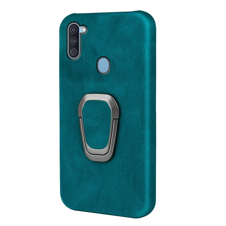 Ring Holder PU Phone Case For Samsung Galaxy A11 / M11