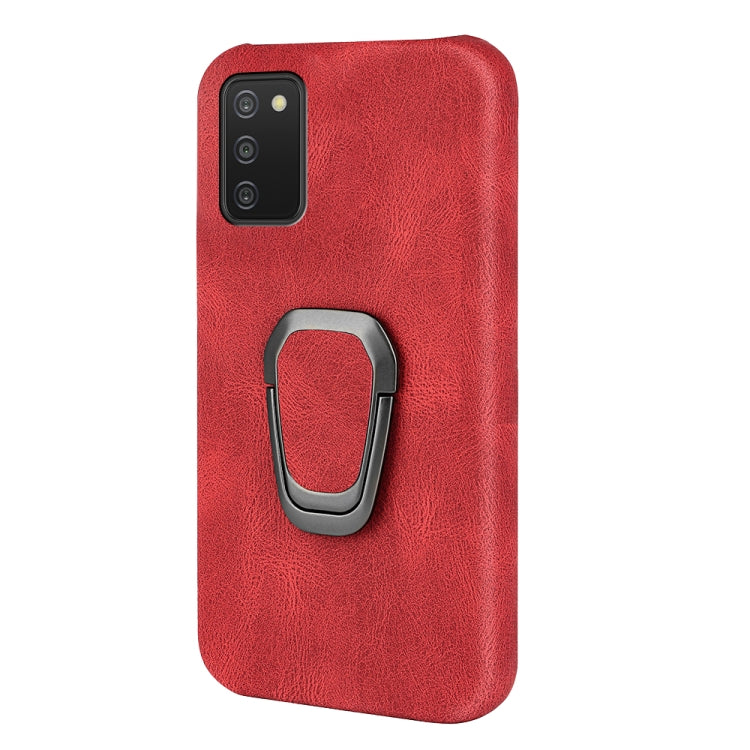 Ring Holder PU Phone Case For Samsung Galaxy A03s 164mm