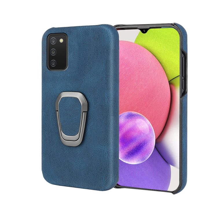 Ring Holder PU Phone Case For Samsung Galaxy A03s 164mm