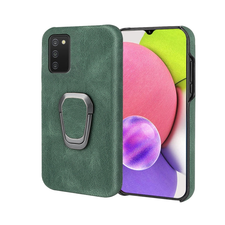 Ring Holder PU Phone Case For Samsung Galaxy A03s 164mm
