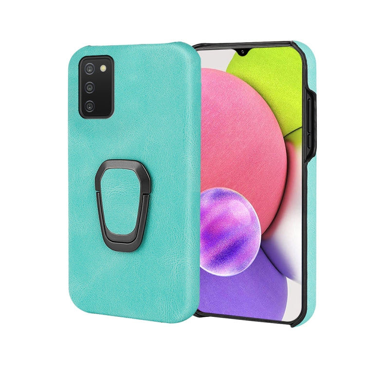 Ring Holder PU Phone Case For Samsung Galaxy A03s 164mm