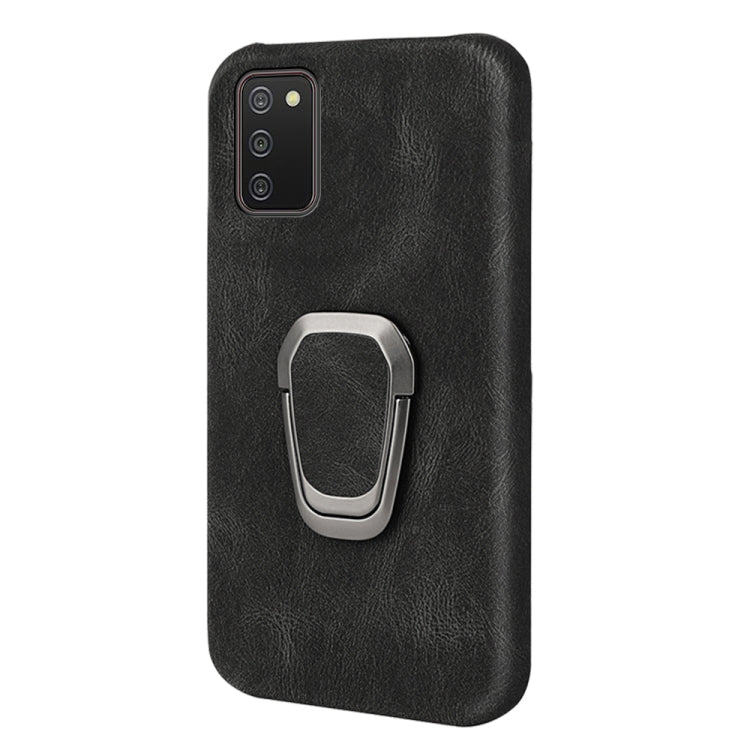 Ring Holder PU Phone Case For Samsung Galaxy A02s 166mm