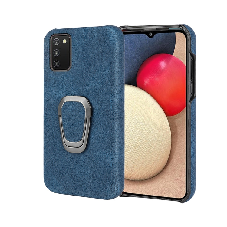Ring Holder PU Phone Case For Samsung Galaxy A02s 166mm
