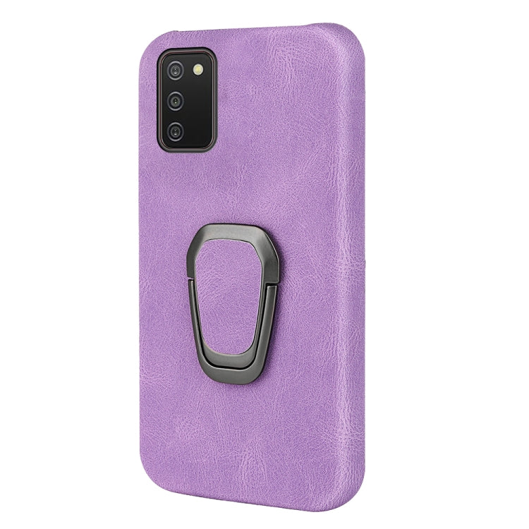 Ring Holder PU Phone Case For Samsung Galaxy A02s 166mm
