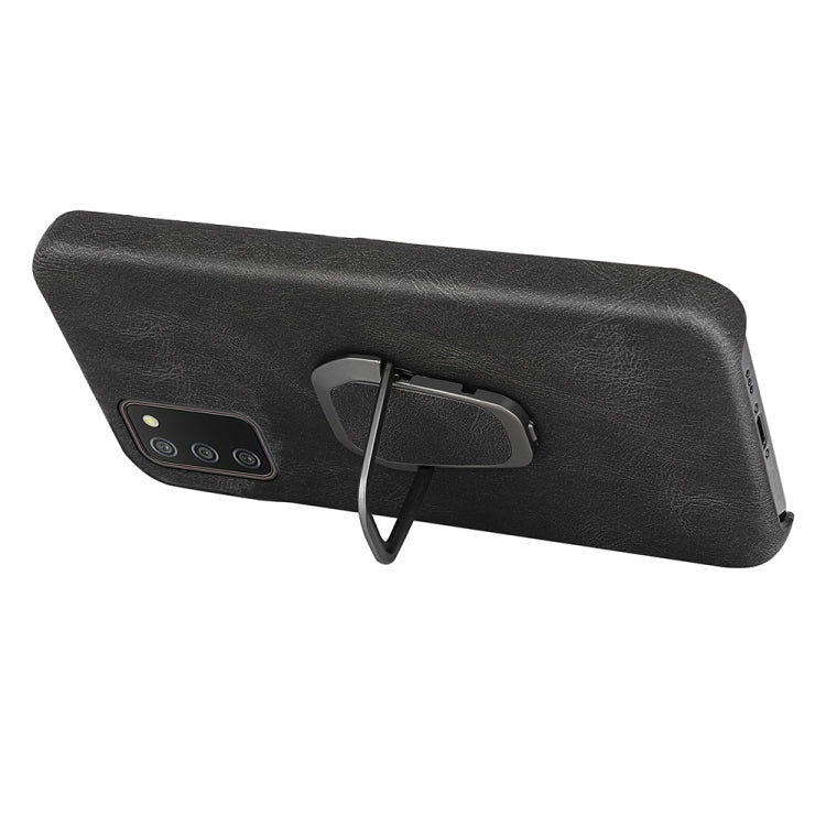 Ring Holder PU Phone Case For Samsung Galaxy A02s 166mm