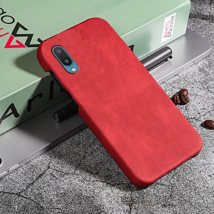 Ring Holder PU Phone Case For Samsung Galaxy A02 / M02