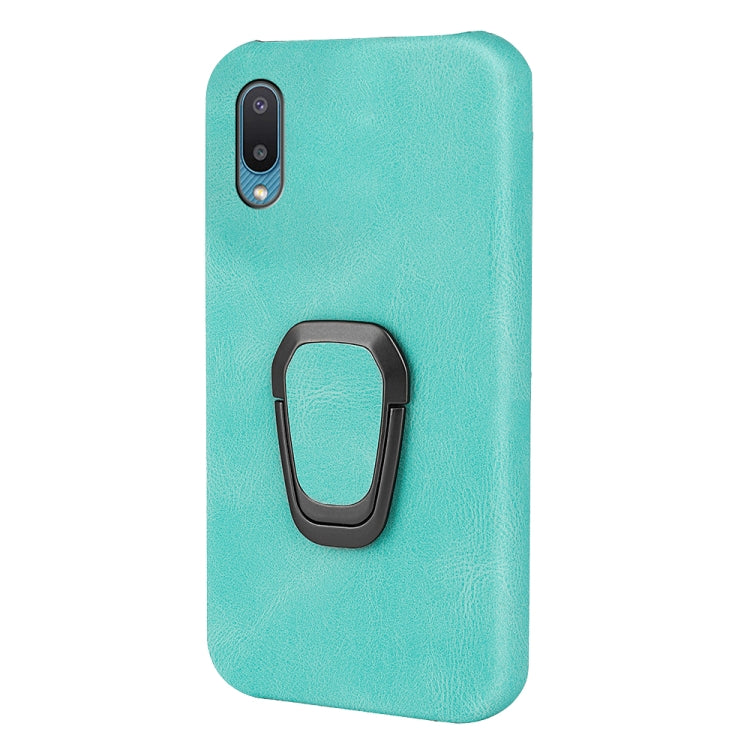 Ring Holder PU Phone Case For Samsung Galaxy A02 / M02