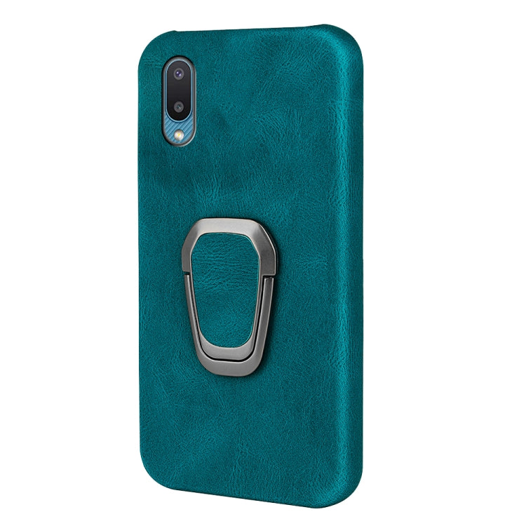 Ring Holder PU Phone Case For Samsung Galaxy A02 / M02