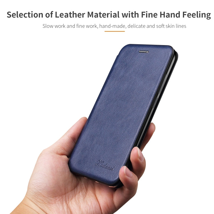 For Samsung Galaxy S22 Ultra 5G Retro Texture Magnetic Leather Case