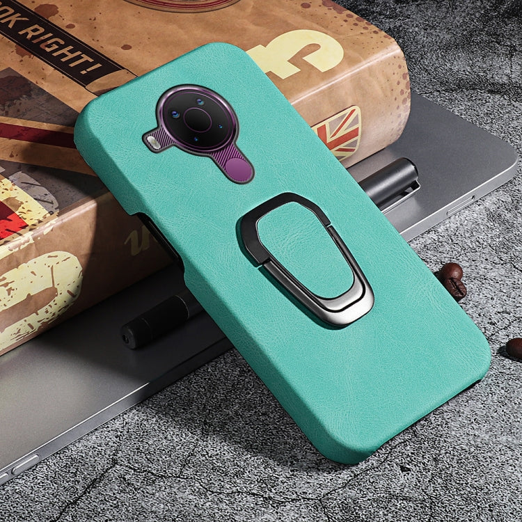 For Nokia 5.4 Ring Holder PU Phone Case